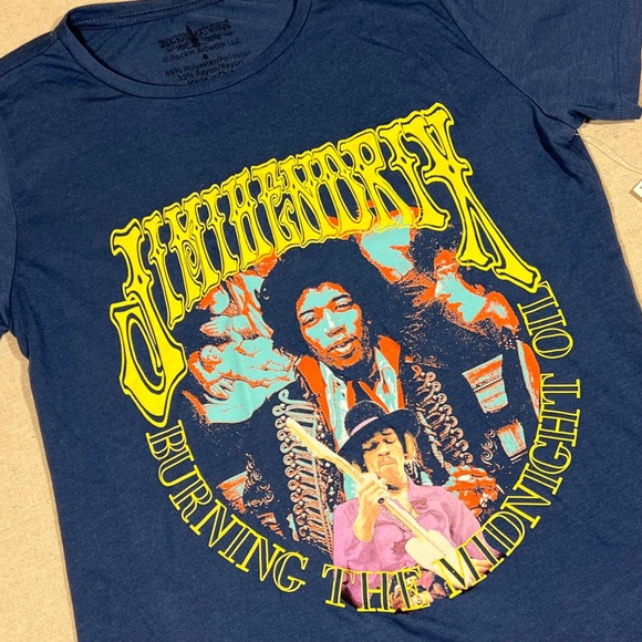 Licenza Ufficiale Jimi Hendrix - Rock'N Rotolo Forever Uomo T-SHIRT S